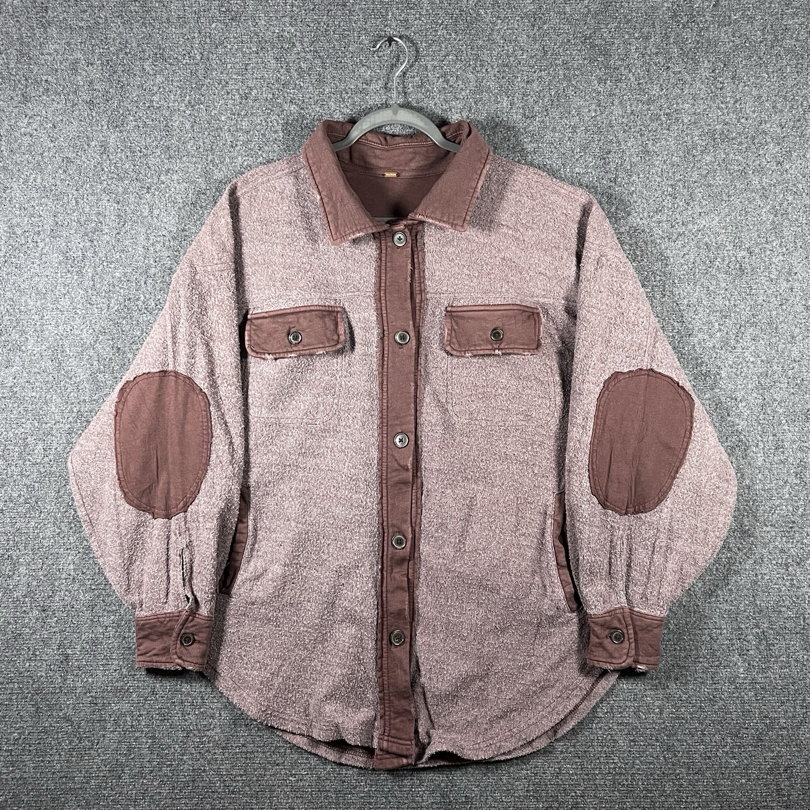 Free People Ruby Oversized Button Up Distressed S… - image 1