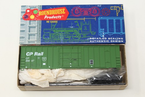 Kit verde vagón de caja escala HO Roundhouse 50' Canadian Pacific Rail CP 85697 | Zustand: Used