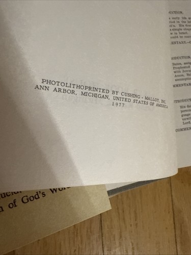 Barnes' Notes on the Old and New Testaments: Volume 1 Minor Profits,(1977) - Picture 6 of 11