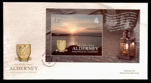 DR WHO 2005 ALDERNEY GUERNSEY FDC S/S L2 w29644