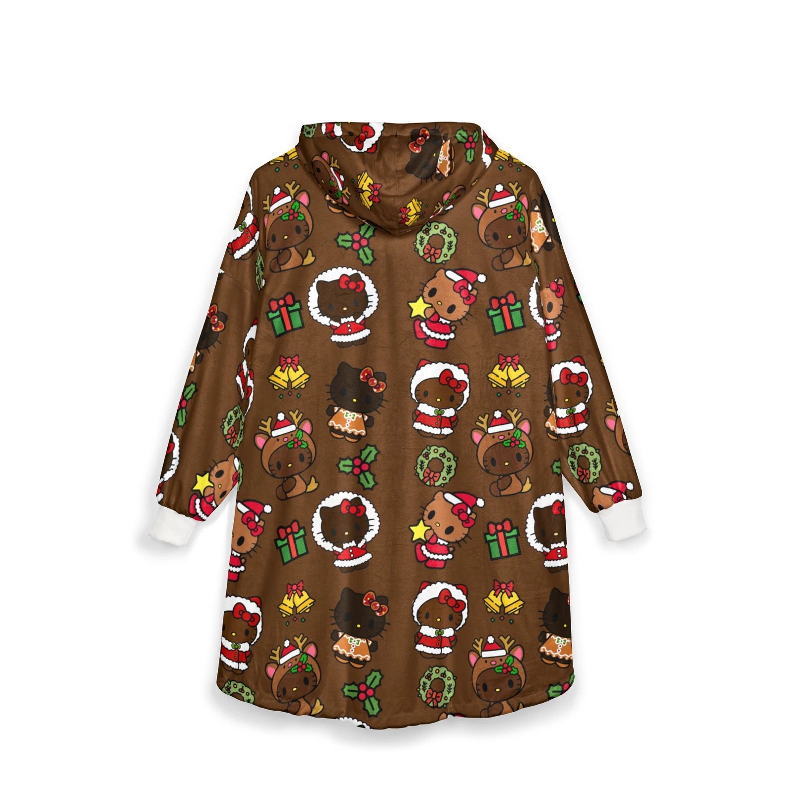 Holly Jolly Hello Blanket Hoodie