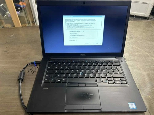 dell latitude 7480 fonctionne mais reste sur le bios