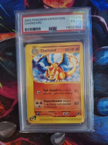 2002 Pokemon Expedition Set Charizard #39/165 PSA 6
