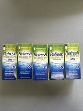 Refresh Relieva PF Xtra Lubricant Eye Drops, 0.33 Fl Oz Pack of 5 Exp. 04/27