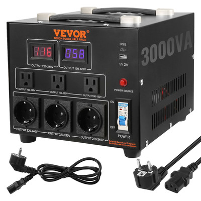 3000W Voltage Converter Transformer Step Up/Down 220V-110V /110V-220V CE