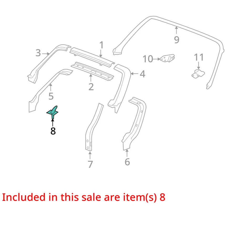 FITS 2007-2010 SATURN SKY BAFFLE 15774523 -  NEW OEM 15774523 - Image 2 of 3