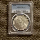 1889 Morgan Silver Dollar - $1 PCGS MS64 - Nice Coin!