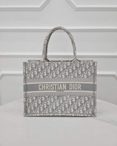 Dior Oblique Book Tote Medium Gray M1296ZRIWM20I 157162266