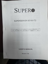 SuperServer 6014V-T2 SuperMicro SC811-SCA Chassis, CSE-811 Rack Mountable.