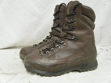 Genuine British Army Military Karrimor Goretex Leather Combat Boots Size 8 42 V7