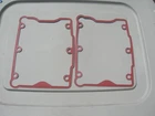 Set of 2 OEM Harley-Davidson Rover Cover Gaskets 17386-99A For Twin Cam Softail