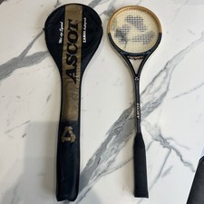 Ascot zaman autograph Squash Racket carbon Ace Graphite Vintage full Bag 1980's