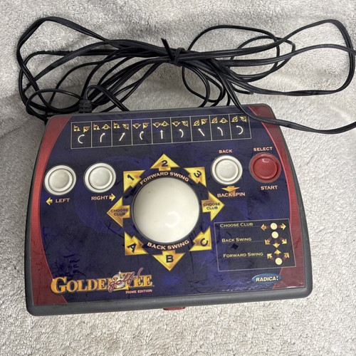 Golden Golf Tee Home Edition Radica Plug & Play Arcade TV Video Game 2005 Works