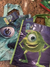 Kelloggs Monster, Inc Reusable Bags (Set Of 2 Bags) BRAND NEW!!!!! 2012 Disney
