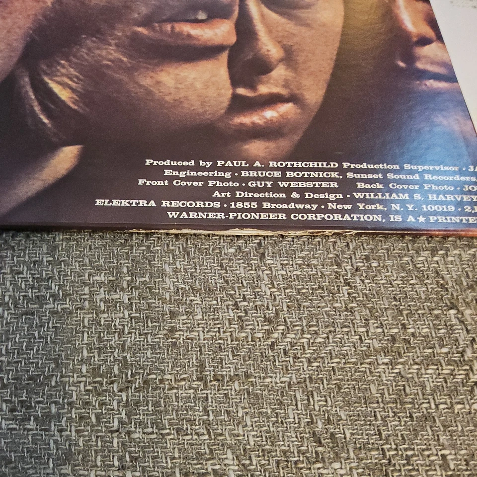 rare THE DOORS 1967 debut NM/EX 1977 JAPAN press LP+OBI+INSERT psych audiophile - Image 3 of 4