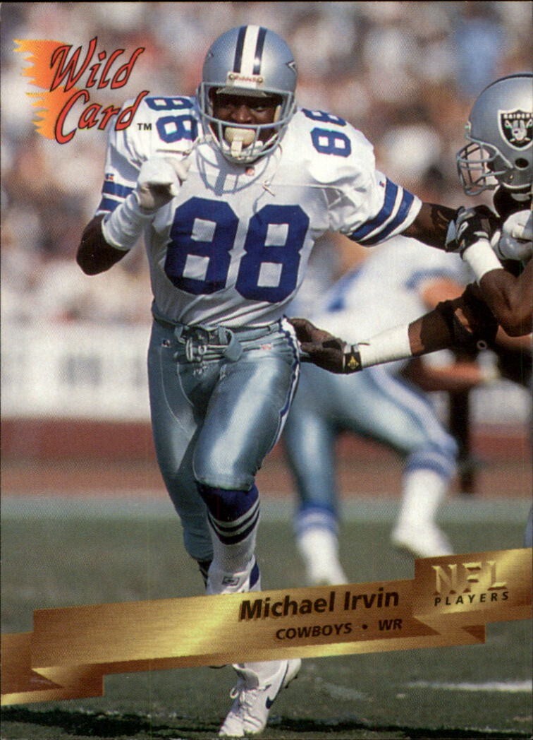 1993 Wild Card Football #83 Michael Irvin - Dallas Cowboys | eBay