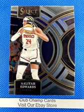 2024 #130 Aaliyah Edwards Panini Select WNBA Basketball Premier RC Mystics