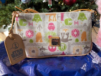 NWT Disney Dooney & Bourke Star Wars Disney World Marathon Pouchette Crossbody