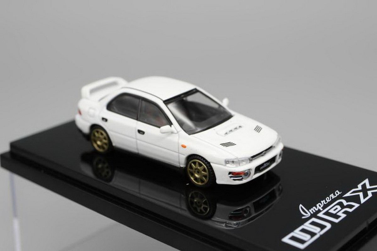 Hobby Japan 1/64 SUBARU Impreza WRX GC8 White Diecast Car | eBay