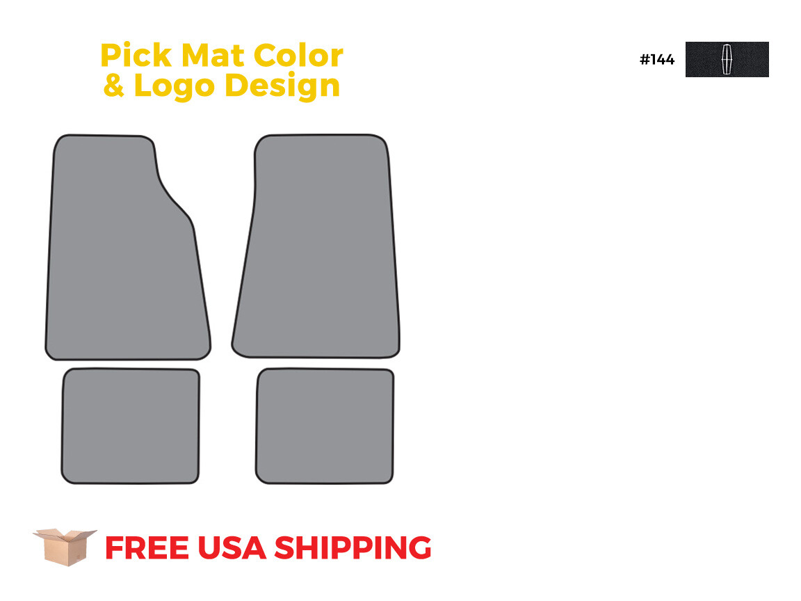FITS 19902011 Lincoln Town Car Floor Mat 4pc Cutpile eBay