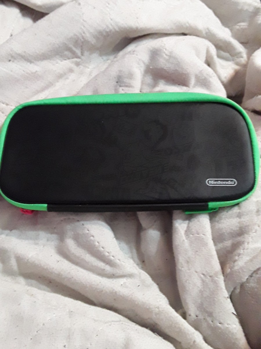 Nintendo Switch 2 Neon Green Pink Travel Protector Carrying Case