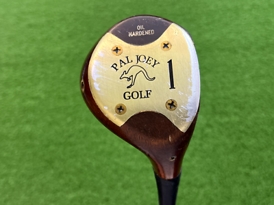 PAL JOEY GOLF DRIVER Oil Hardened Persimmon Right Handed Steel TT