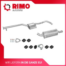 Opel Calibra A 2.0 (1990-1997) Auspuffanlage Mittel+Endschalldämpfer Montagesatz