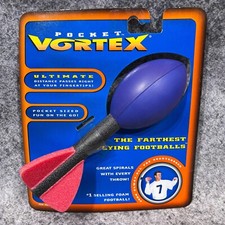 Koosh Pocket Vortex Foam Football Brand New John Elway NIP 1999 Rare Purple