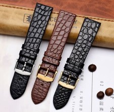 Genuine Leather Thin Watchband Fit For Any Luxurious Wristwatch Strap 12-22mm