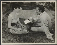 LESLIE CARON MICHAEL WILDING in The Glass Slipper '55 INVITATION