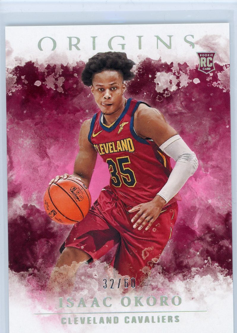 2019-20 Panini Origins Basketball Pink Rookie #75 Isaac Okoro #32