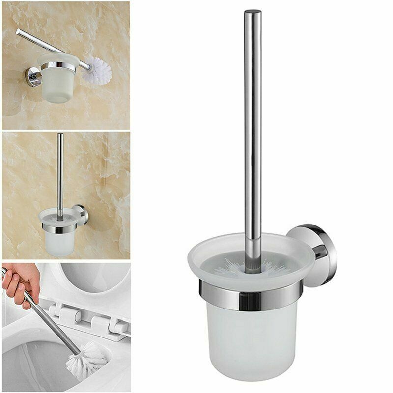 Set Scopino E Portascopino Tiger Colar In Acciaio Inox Lucidato, Con Nastro 3M, Design Olandese, 10 Anni Di Garanzia