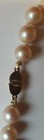 Vintage MONET Faux Pearl Necklace, Single Strand Cream 30" Long — photo 10