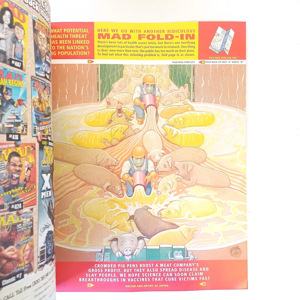 Australian MAD Magazine | Issue 453 | Wild Things Cover  - Fold In Not Done  - Image 3 of 4
