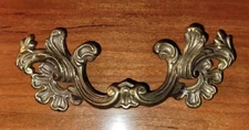 Karges ANTIQUE DRAWER PULLS Cast Brass NOS French Provincial 2 1/2 Bore C 203