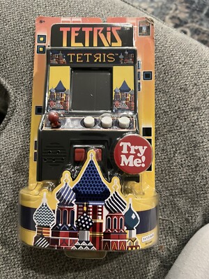 TETRIS Mini Arcade Game Classic Electronic Video Game Retro Basic Fun NIP