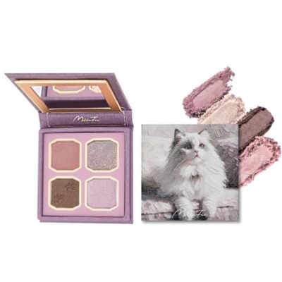 MilleFee My Kitty Eye Palette Cat 4 Colors Eye Shadow (02 Ragdoll) 
