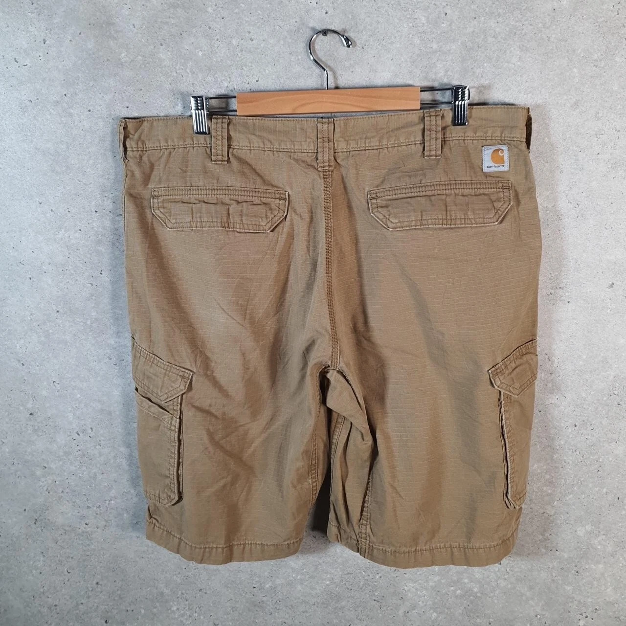 Vintage Carhartt Baggy Carpenter Shorts Jorts Cargo Men’s W40 Brown Relaxed Fit