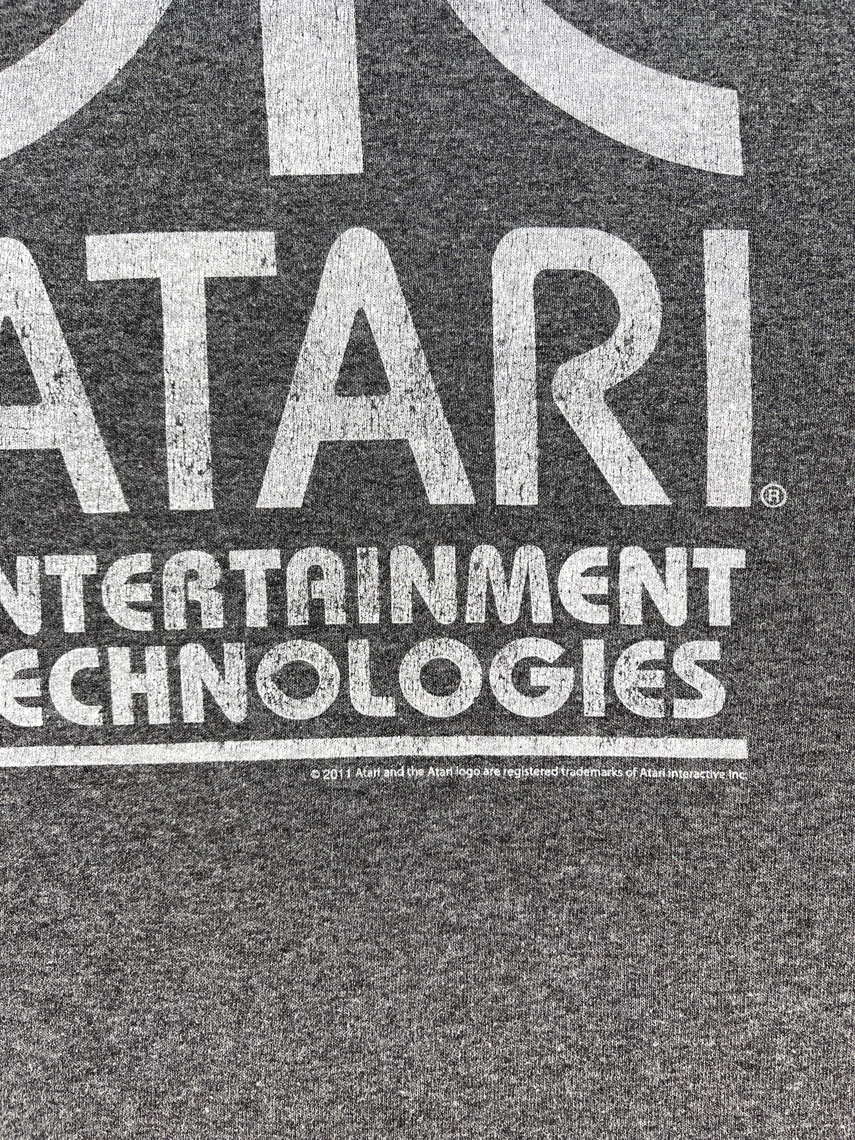 Gray MEDIUM Atari Game Console Gaming System Logo… - image 5