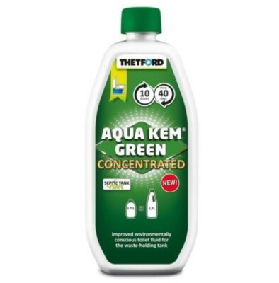 Thetford Aqua Kem Green Concentrated | 750 ml | Cassette Toilet Fluids