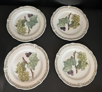 4 Noritake Royal Orchard'' 9416 Bread and Butter Plates Japan