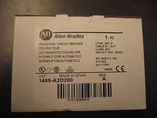 NEW ALLEN-BRADLEY 1489-A2D200 CIRCUIT BREAKER 20A QUANTITY