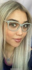 New Missoni MI 314V 02 54mm Gray w/ Crystals Cat Eye Women's Eyeglasses Frame