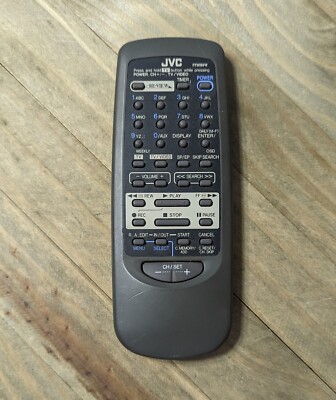 Genuine JVC MBR UR64EC1822 TV VCR Remote Control Multi-Function Cleaned TESTED