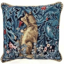 William Morris - Fox Jacquard Weave Tapestry Pillow Cushion Cover 45cmx45cm