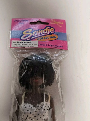 Vintage Sandie African American Fashion Doll Barbie clone Fully Poseable NOS - Picture 2 of 5
