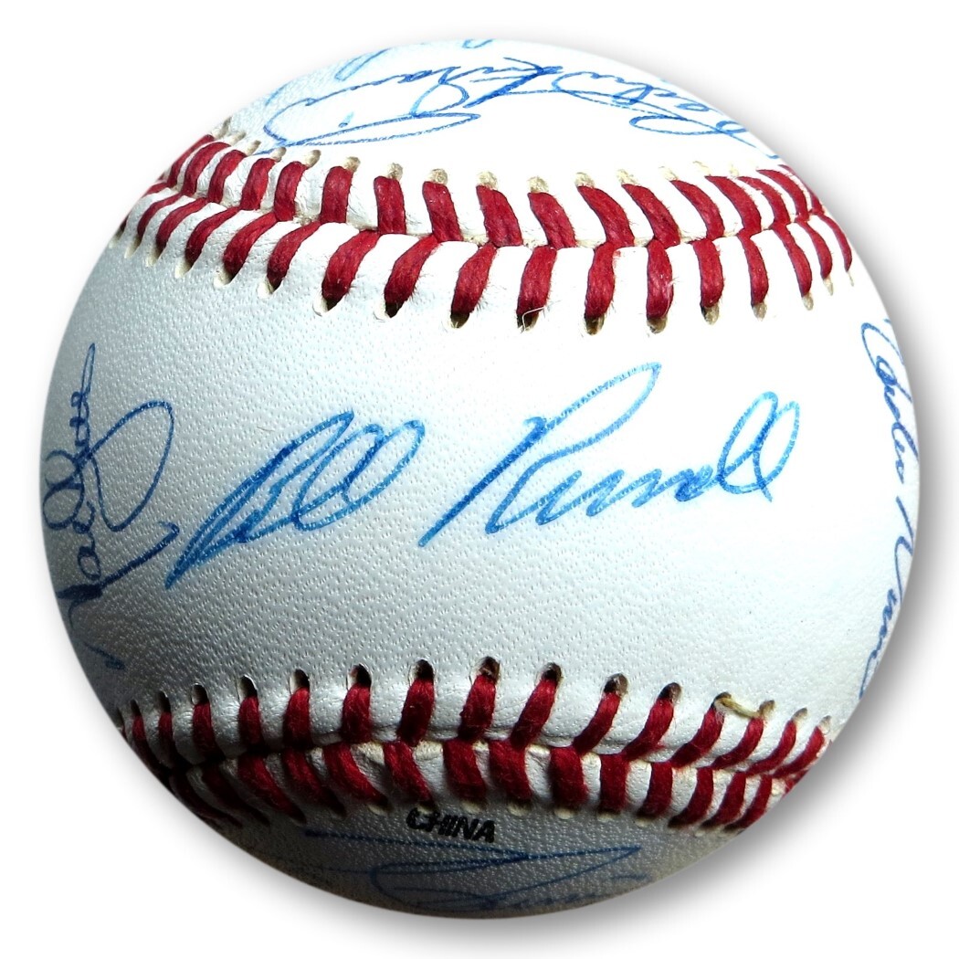 1997 Dodgers Team Signed Autographed Baseball Piazza Nomo 19