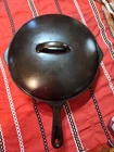 Antique No. 9  Wagner Ware Cast Iron Chicken Fryer Unmarked Heat Ring  Restored