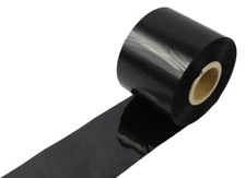6 x  - 40mm x 450m Black Wax Resin Thermal Transfer printer ribbons. Free UK P&P
