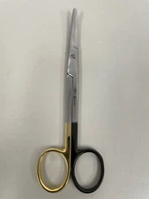 2 Mayo Dissecting Scissors 6.3/4", Curved, Tungsten Carbide Supercut Blads, Srtd